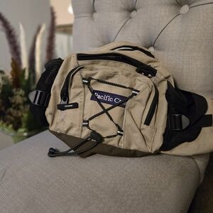 Khaki Waist Pack - Hands-Free Men’s Travel Bag